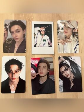 Set of 6 OFFICIAL BangChan of Stray Kids Photocards (Set # 1) Chris